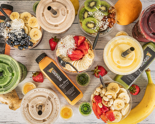 BLENDED Smoothie & Juice Bar fresh offerings BLENDED Smoothie & Juice Bar fresh offerings