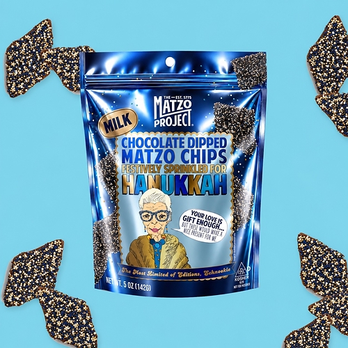 Hanukkah Chocolate-Dipped Matzo Chips
