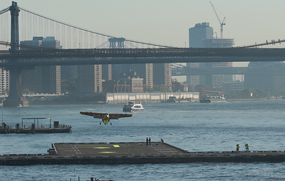 No Runway Required: Electra Takes Off and Lands Ultra Short Airplane at Manhattan Heliport