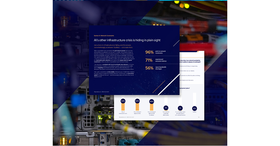 96% of Enterprises Say Their Networks Are Slowing Down AI