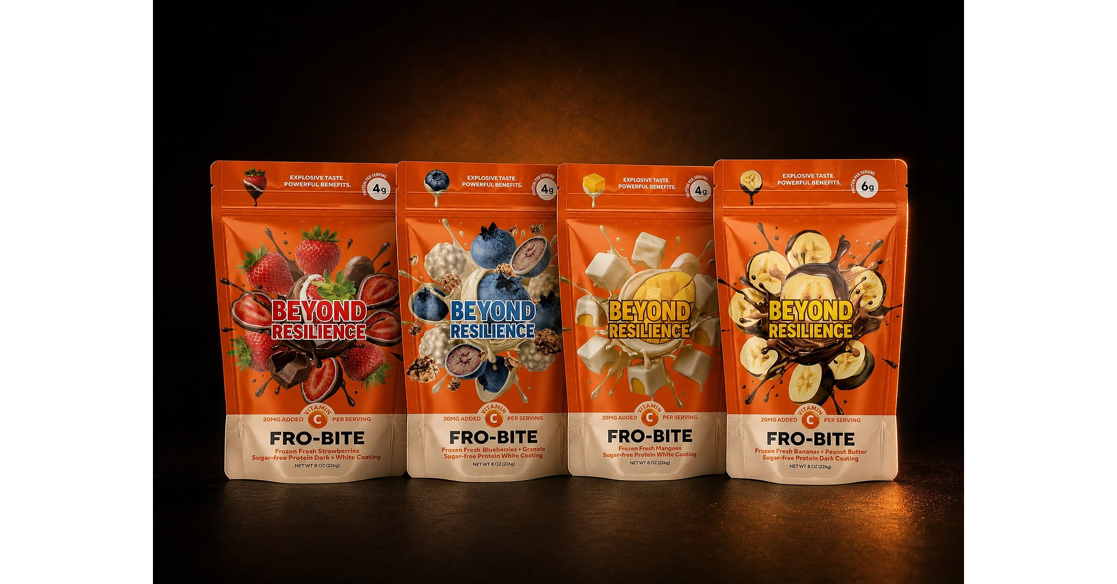 Beyond Resilience Launches Fro-Bite, Mini Brittles, and Crunch Pops: Cool, Crunchy, Seriously Protein-Packed
