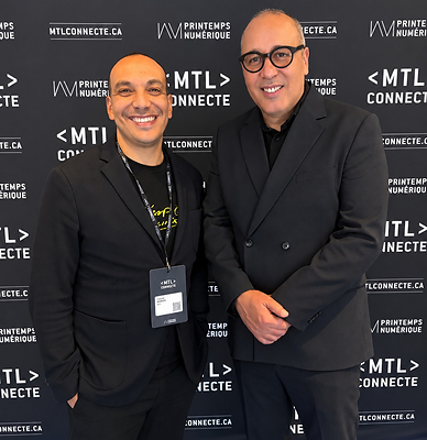 Two digital leaders, one shared ambition: ensuring technology serves people. Yacine Hanaya, Founder and President of ALEIA, and Mehdi Benboubakeur, Co-founder and Executive Director of Printemps Numérique, at the 8th edition of Montreal Digital Week, MTL Connect 2026. Two digital leaders, one shared ambition: ensuring technology serves people. Yacine Hanaya, Founder and President of ALEIA, and Mehdi Benboubakeur, Co-founder and Executive Director of Printemps Numérique, at the 8th edition of Montreal Digital Week, MTL Connect 2026.