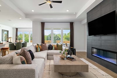 Everglade Great Room | New Homes for Sale in Kyle, TX | Crosswinds by Century Communities 
