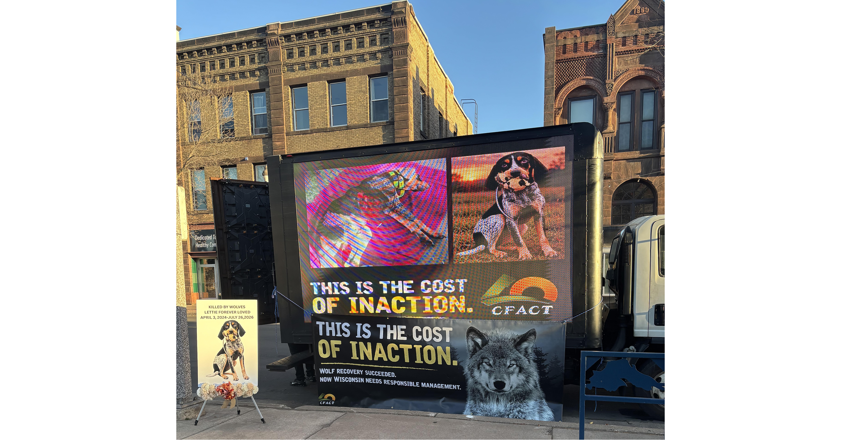 CFACT Billboard Tour Covers Approximately 800 Miles, Brings Wolf Management Message Across Wisconsin