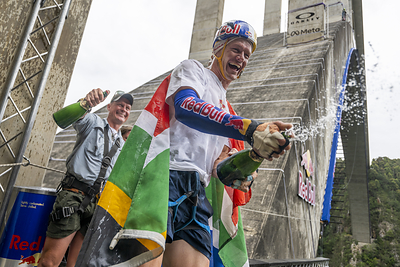 Thomas van Tonder seen during the Red Bull Bridge Bars at Bloukrans Bridge in South Africa on October 26, 2026.
