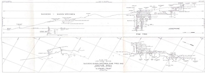 Figure 4 - Fremont Longitudinal Section1932-1941: 23 km workings, 2 shafts, 14 adits. For a larger, clearer view of this historical longitudinal section, please refer to Slide 18 of Lode Gold’s Corporate Investor Presentation.