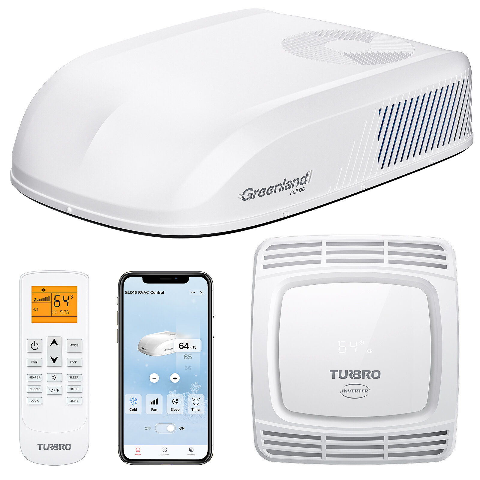 TURBRO lance une unité de climatisation 48V DC pour véhicules de loisirs