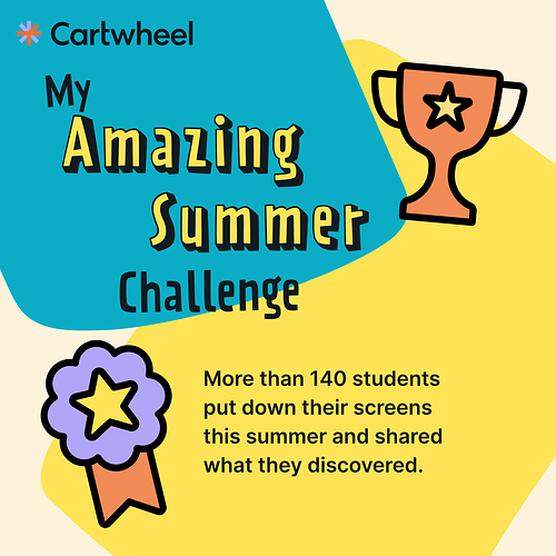 Cartwheel's My Amazing Summer Challenge Cartwheel's My Amazing Summer Challenge
