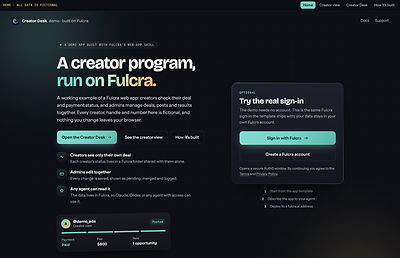 /C O R R E C T I O N – Fulcra Dynamics/