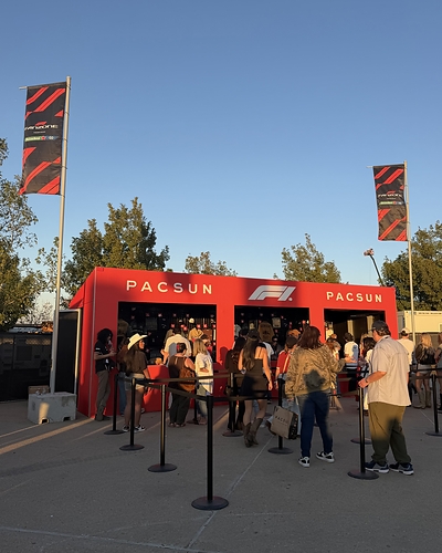 Pacsun's signature red trackside shop returned to Austin, bringing a distinctly Western edge to race weekend Pacsun's signature red trackside shop returned to Austin, bringing a distinctly Western edge to race weekend