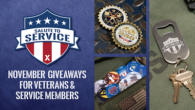Army & Air Force Exchange Service’s Salute to Service Month Returns with Giveaways for Veterans, Service Members