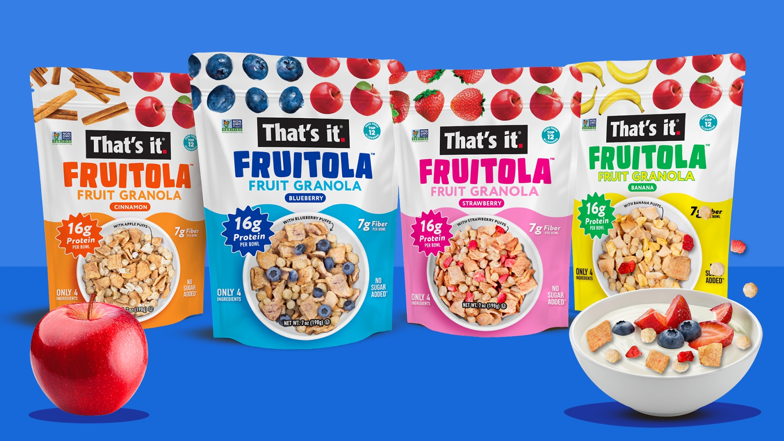 The Makers of America's #1 Fruit Bar Have Reinvented Granola: That's it. Fruitola Fruit Granola Launches at Target Nationwide