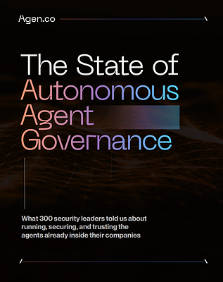 The State of Autonomous Agent Governance report released today by Agen.co by Frontegg The State of Autonomous Agent Governance report released today by Agen.co by Frontegg