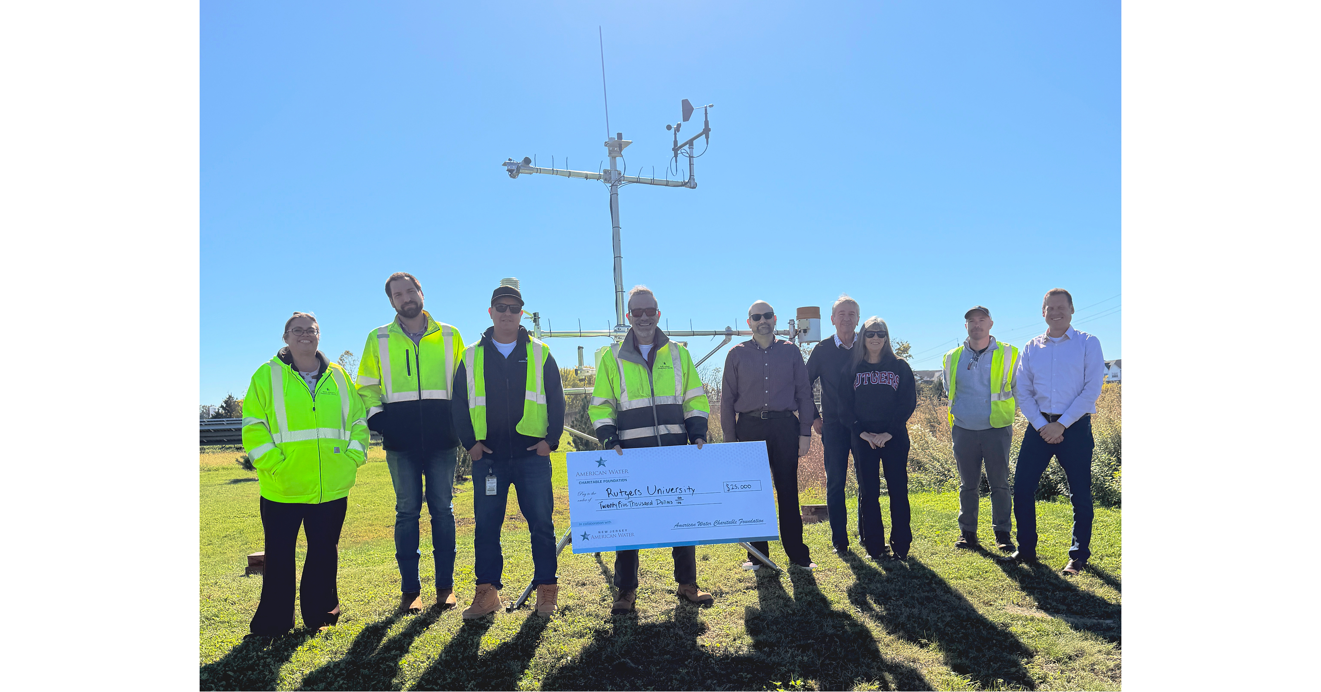 New Jersey American Water and American Water Charitable Foundation Celebrate Completion of Rutgers Weather Station