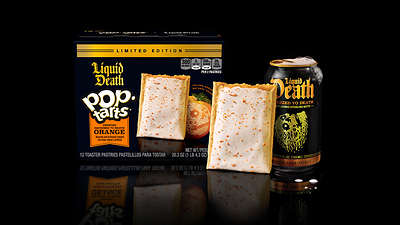 POP-TARTS® AND LIQUID DEATH WANT YOU TO MAKE IT A BAD MORNING WITH NEW SQUEEZED TO DEATH FROSTED ORANGE TOASTER PASTRY