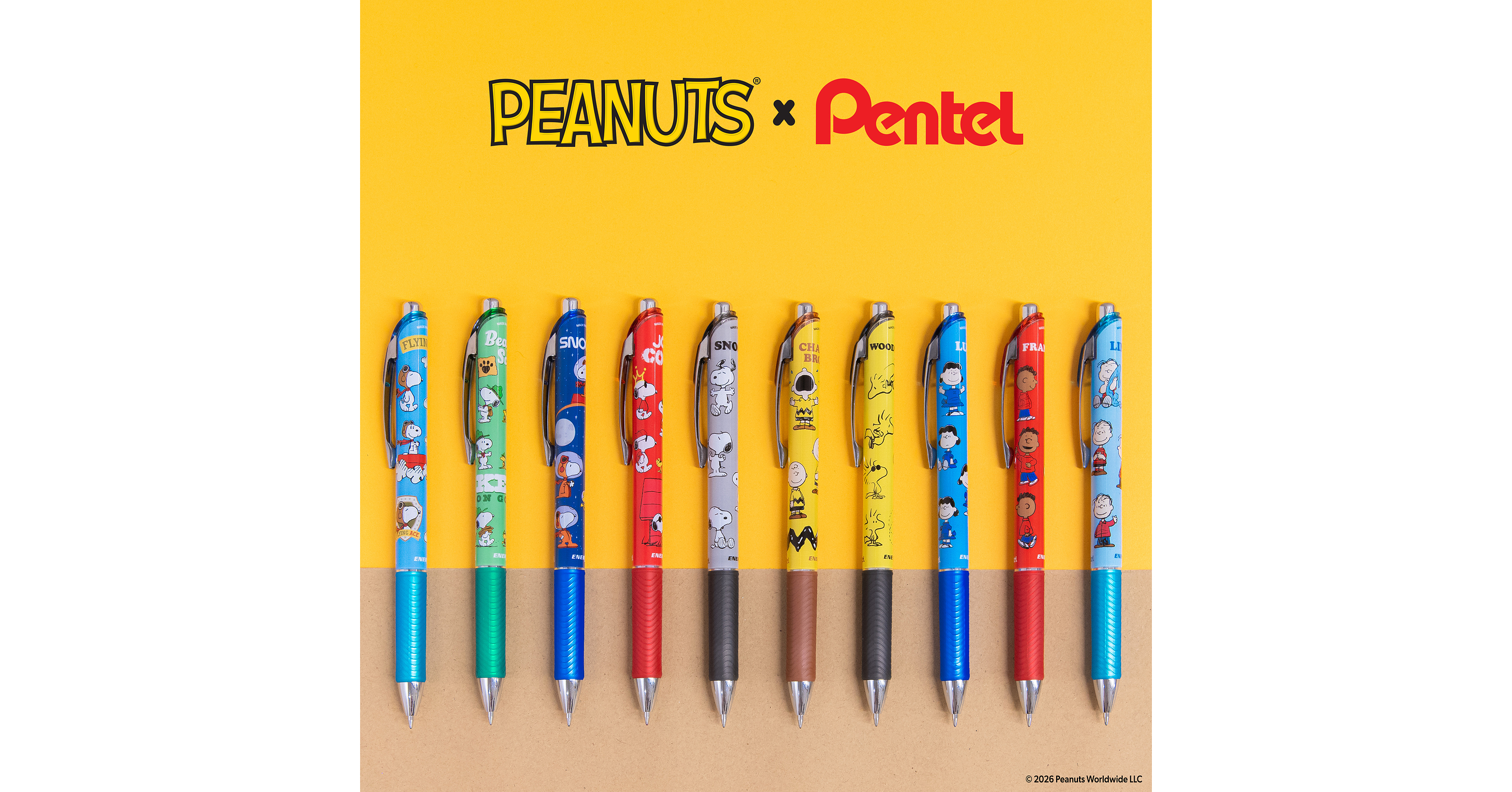 Pentel Announces Collaboration With Peanuts - A New Collection of Iconic Stationery Essentials