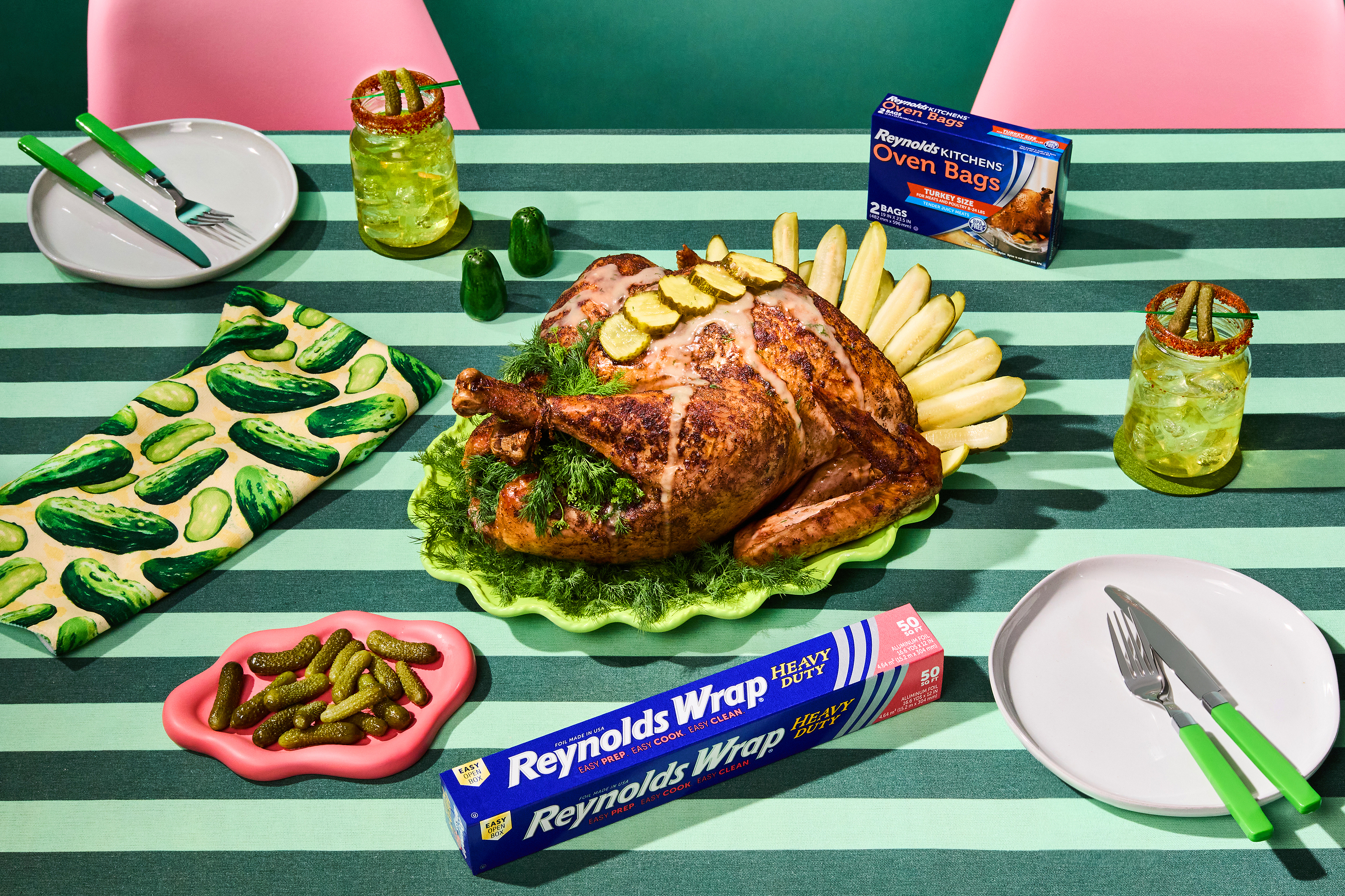 This Bird's a Big Dill: Reynolds® Celebrates 10-Years of Trending Turkey with Dill Pickle Turkey Recipe