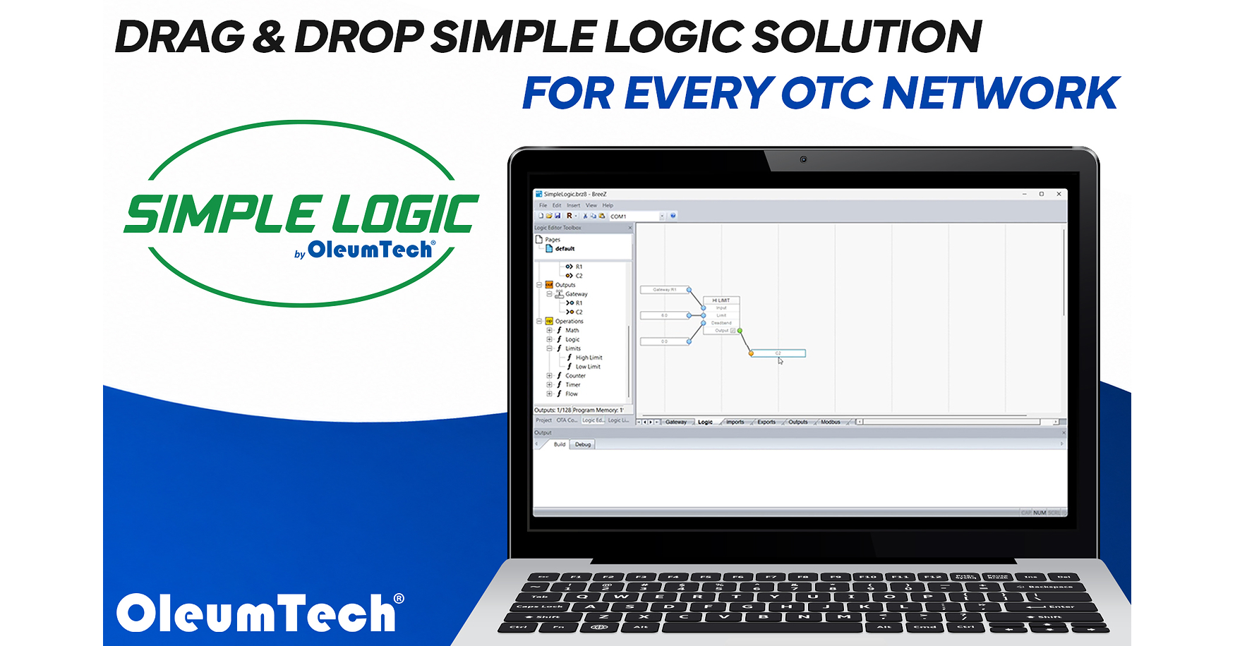 OleumTech® Launches SIMPLE LOGIC for Seamless I/O Control Across OTC Networks