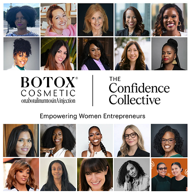 Meet the 2026 grant winners of The Confidence Collective: Empowering Women Entrepreneurs. Each received a $20,000 grant from BOTOX® Cosmetic (onabotulinumtoxinA). Please see //botoxcosmetic.com/real-impact for more details, including boxed warning and important safety information.