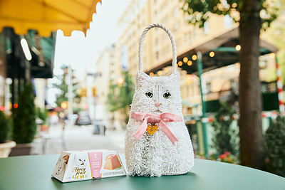 Fancy Feast and Designer Susan Alexandra Debut The Little Gem, a Limited-Edition Micro Bag Inspired by the Iconic Fancy Feast White Cat