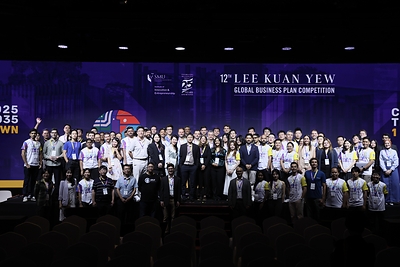 Grand Finalists from the 12th Lee Kuan Yew Global Business Plan Competition at SMU in Oct 2025