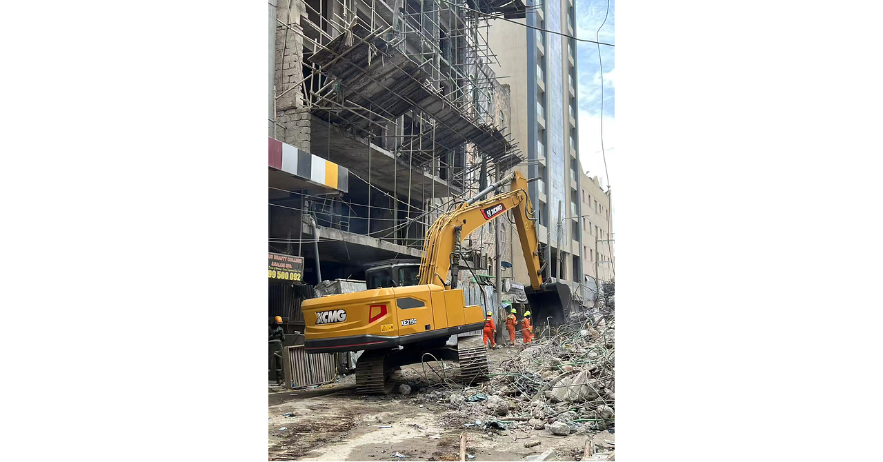 XCMG Deploys Heavy Equipment to Support Nairobi Building Collapse Rescue