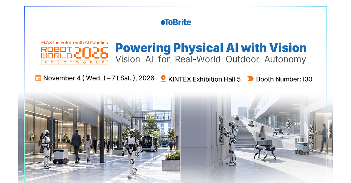 oToBrite Showcases 3D Stereo Vision Camera and Teams Up with YUAN for GMSL2™ to HSB Demo at ROBOTWORLD 2026