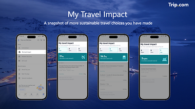 Trip.com introduces My Travel Impact, bringing certified sustainable hotel stays and estimated emissions savings from flights and rail into one dashboard This image opens in the lightbox