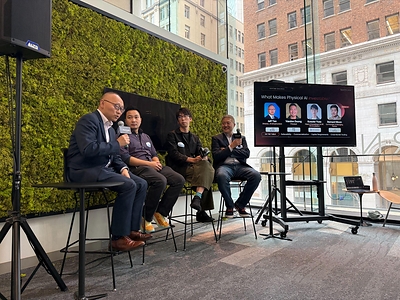 Right to left: Bernard Moon, Co-Founder and Managing Partner of SparkLabs Group, Jeff Tao, Director of AI Infrastructure at Citi; Dr. Vandon Duong, Principal at DCVC; and Kosuke Yusa, GP and Head of Investment at Open Network Lab Fund, DG Incubation, Inc. Right to left: Bernard Moon, Co-Founder and Managing Partner of SparkLabs Group, Jeff Tao, Director of AI Infrastructure at Citi; Dr. Vandon Duong, Principal at DCVC; and Kosuke Yusa, GP and Head of Investment at Open Network Lab Fund, DG Incubation, Inc.