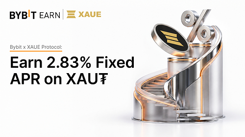 Bybit Partners with XAUE Protocol to Offer 2.83% Fixed APR on XAUT Savings This image opens in the lightbox