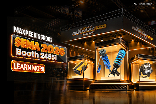 MaXpeedingrods showcase at SEMA show 2026
