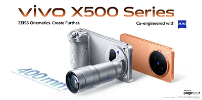 The vivo X500 Series combines ZEISS imaging technology with cinematic video capabilities The vivo X500 Series combines ZEISS imaging technology with cinematic video capabilities