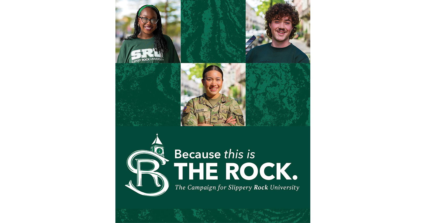 Slippery Rock University launches $35 million 'Because this is The Rock' campaign