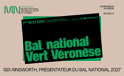 Claude Bigras et Andrée Lafleur à la présidence d'honneur du Bal national 2027