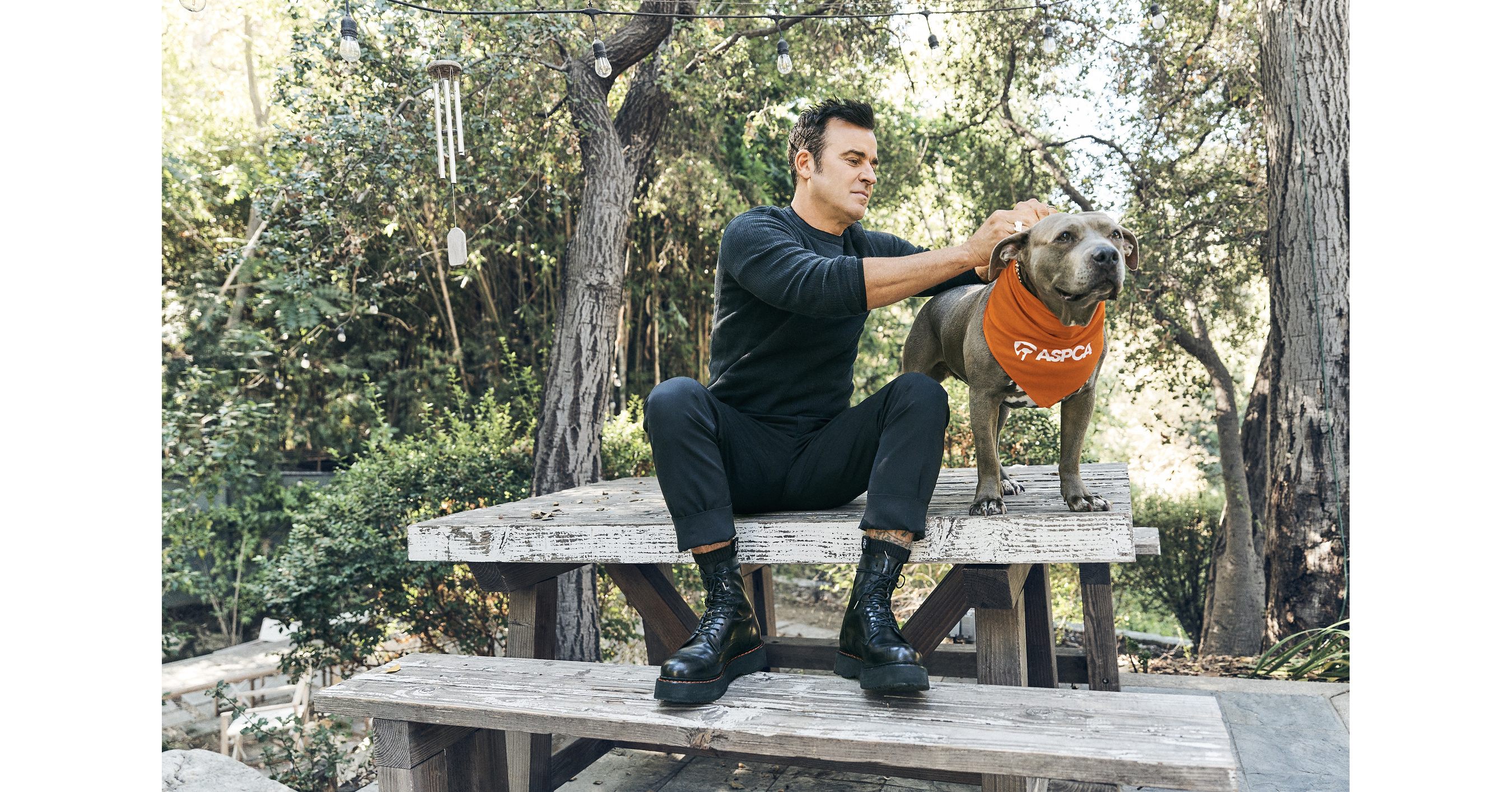 Justin Theroux Joins the ASPCA's Rescue Effect Campaign to Encourage Pet Adoption During Adopt a Shelter Dog Month