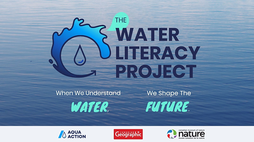 The Water Literacy Project is brought to life by AquaAction, in partnership with Canadian Geographic and the Canadian Museum of Nature. The Water Literacy Project is brought to life by AquaAction, in partnership with Canadian Geographic and the Canadian Museum of Nature.