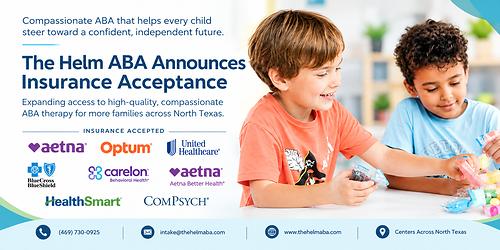 NOW ACCEPTING NEW CLIENTS! Allen | Dallas | Irving | Lewisville. No Waitlist — Get Started Today! Compassionate ABA that helps every child steer toward a confident, independent future. NOW ACCEPTING NEW CLIENTS! Allen | Dallas | Irving | Lewisville. No Waitlist — Get Started Today! Compassionate ABA that helps every child steer toward a confident, independent future.