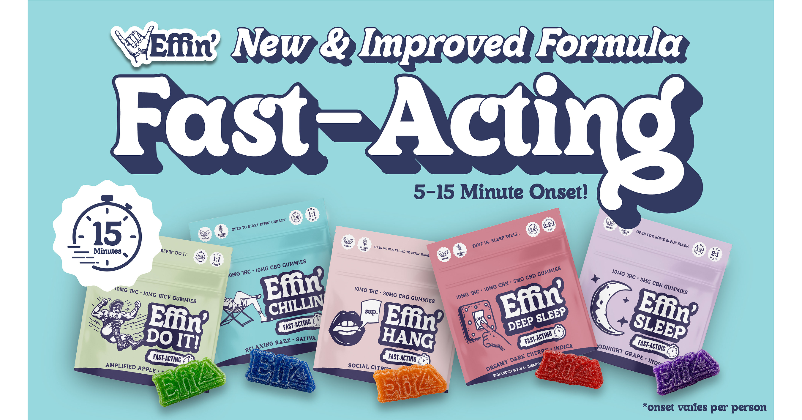 Azuca and Ascend Wellness Holdings Launch Next Generation of Fast-Acting Effin' Gummies Powered by TiME INFUSION®