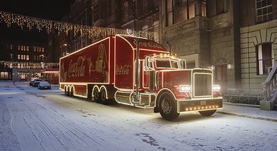 Coca-Cola Holiday Caravan. Credit: The Coca-Cola Company