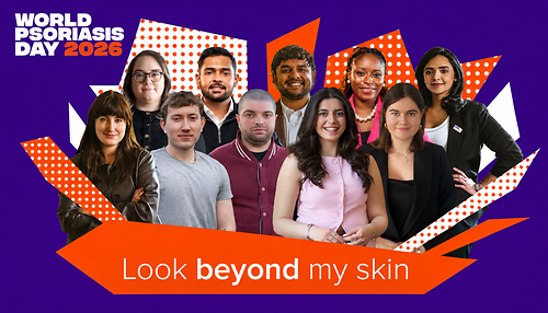 World Psoriasis Day 2026 - Look Beyond My Skin official campaign image World Psoriasis Day 2026 - Look Beyond My Skin official campaign image