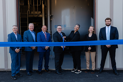 Representatives from New Jersey American Water, American Water, Salem City and the community cut the ribbon on the completed $21.3 million PFAS treatment project at the Salem Water Treatment Plant. The new system provides permanent PFAS treatment while broader plant improvements strengthen water quality, reliability and resiliency for the Salem community.