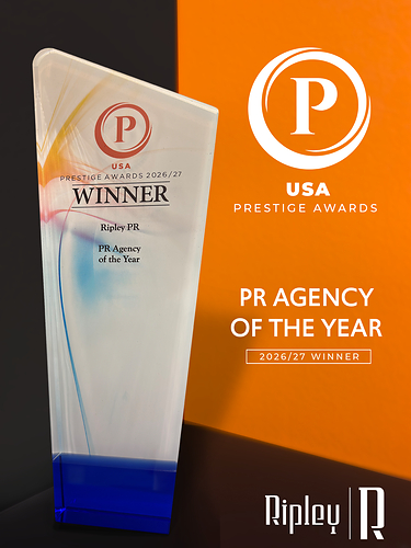 Ripley PR has been named PR Agency of the Year in the Southeast U.S. by the Corporate LiveWire Prestige Awards, marking the third time the Tennessee-based firm has received the honor.