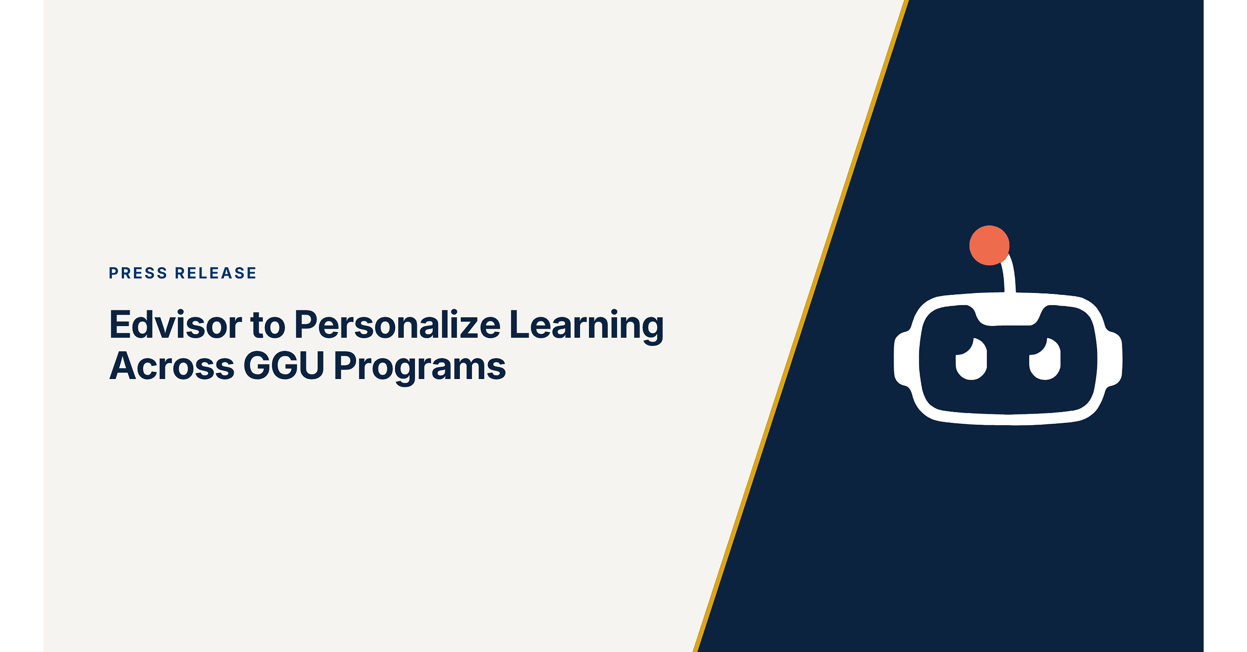 Golden Gate University Partners with Edvisor to Personalize Learning Across Its Programs