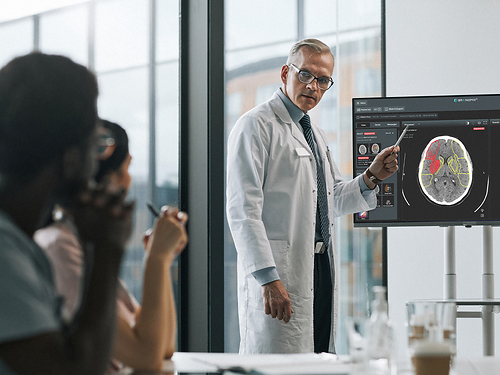 Brainomix AI analysis highlights new possibilities for stroke trial patient selection.