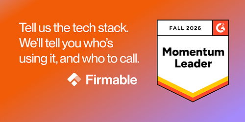 Tech intelligence from Firmable is the new technographics Tech intelligence from Firmable is the new technographics