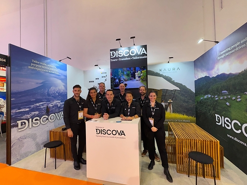 Discova team at WTM London 2025 This image opens in the lightbox