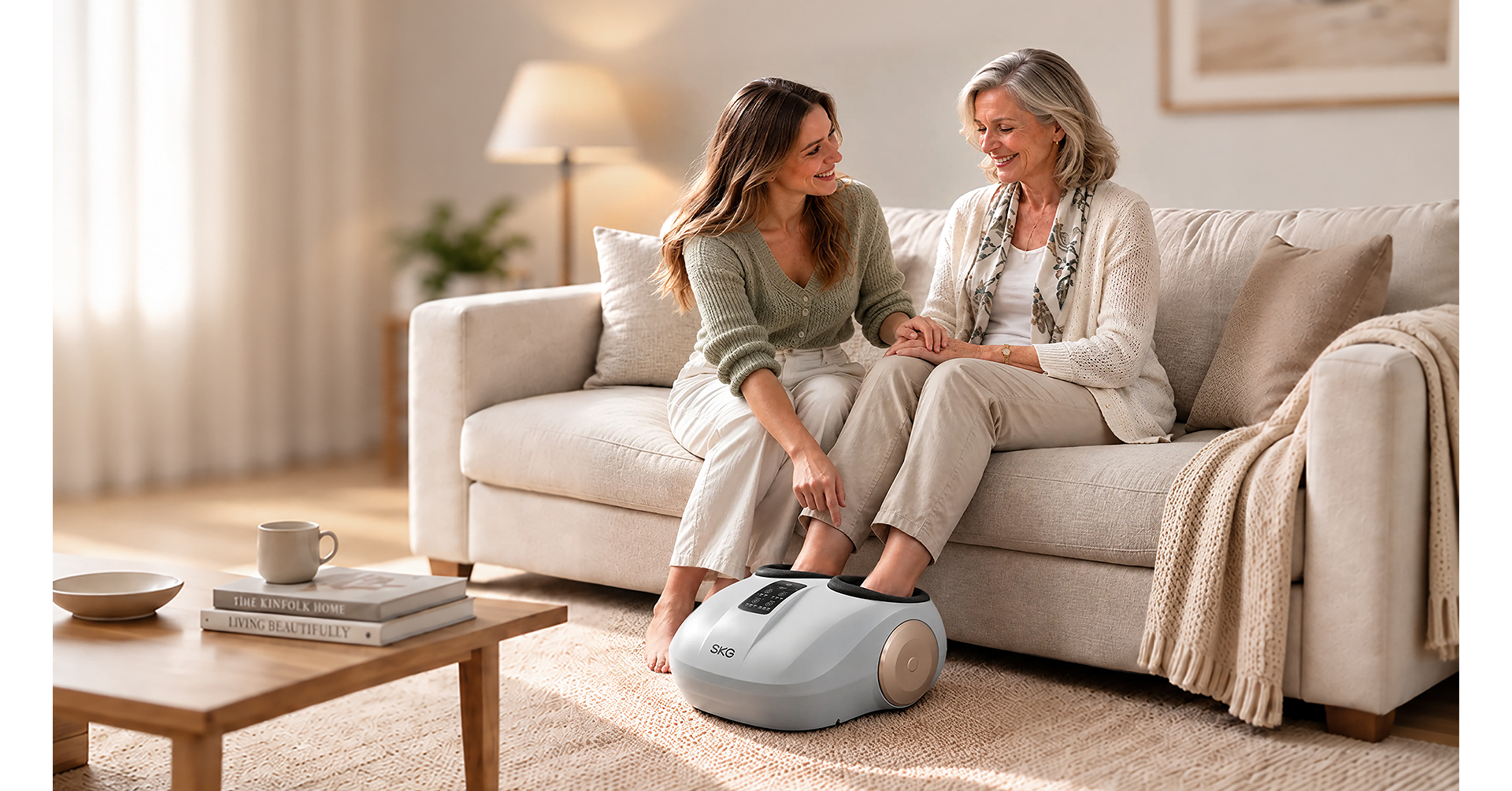 SKG Health Unveils YS200 Smart Foot Massager with Integrated Heel-Vibration System