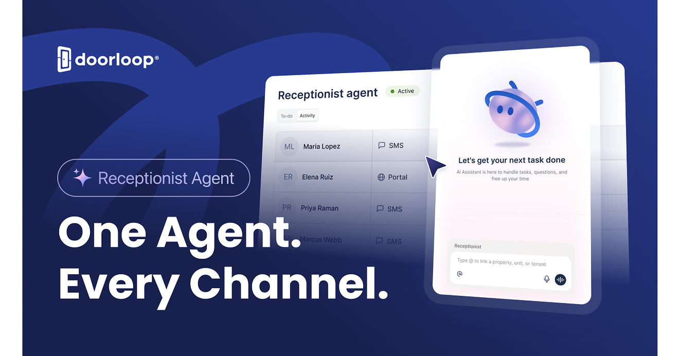 DoorLoop Launches Receptionist Agent That Resolves Tenant Requests 24/7, Not Just Answers Them