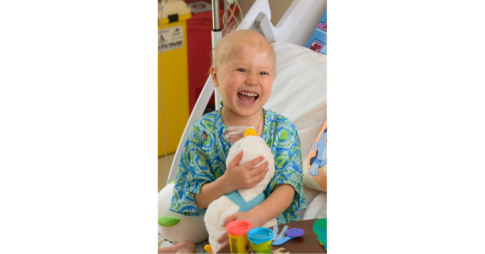 My Special Aflac Duck® Puts Love and Care in the hands of Children at Riley Hospital