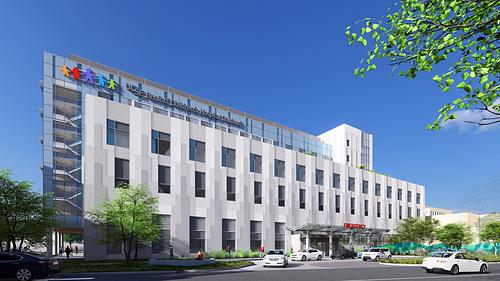 A rendering of the modernized UCSF Benioff Children’s Hospital Oakland. (Credit: SmithGroup)